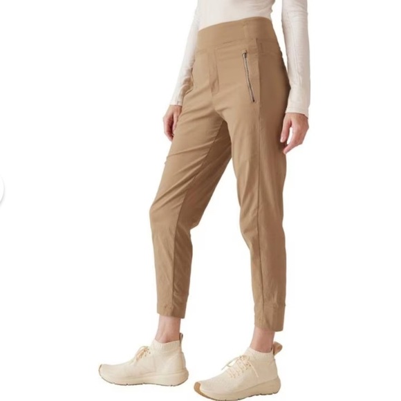 NWT Athleta Trekkie North Jogger‎ Pant in Big Sur Brown Size 24 - Picture 5 of 12